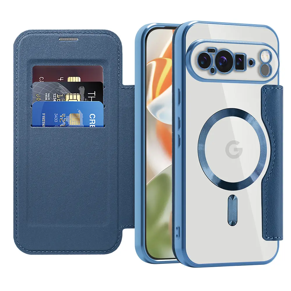 Pouzdro Techsuit SmartMag Book pro Google Pixel 10 Pro XL modré