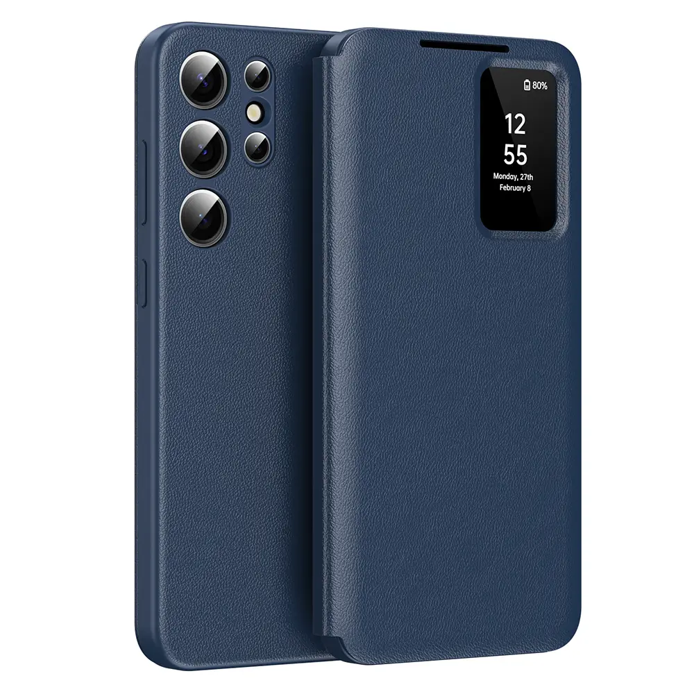 Techsuit SmartView Series pro Samsung Galaxy S22 Ultra 5G modrá