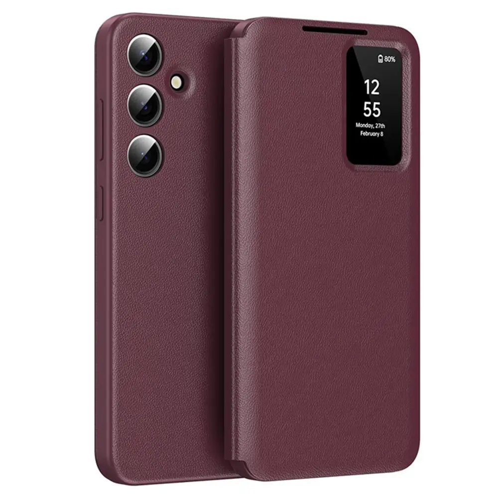Techsuit SmartView Series pro Samsung Galaxy S23 FE červená