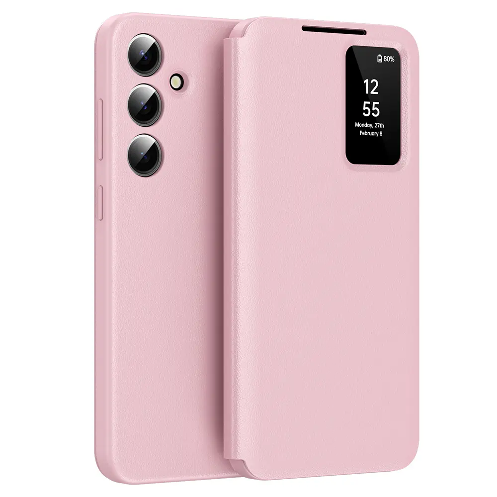 Techsuit SmartView Series pro Samsung Galaxy A55 5G růžová