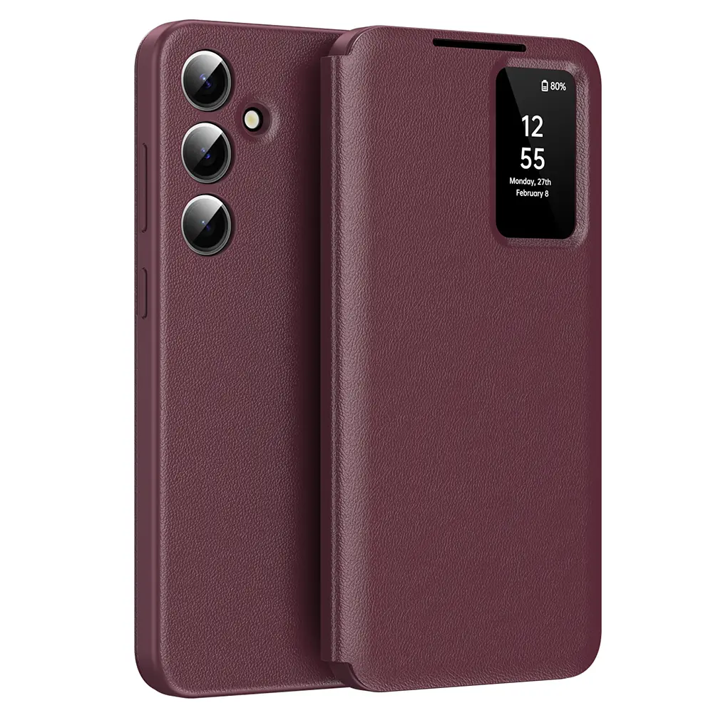 Techsuit SmartView Series pro Samsung Galaxy A56 5G červený