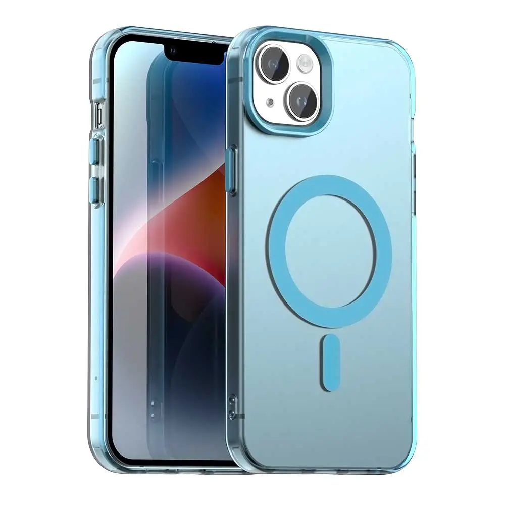 Techsuit CandyCase MagSafe pro iPhone 13 modrá