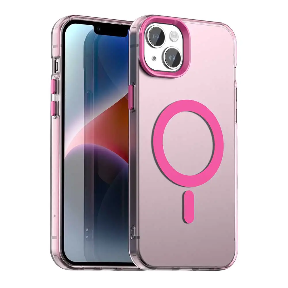 Techsuit CandyCase MagSafe pro iPhone 14 růžová
