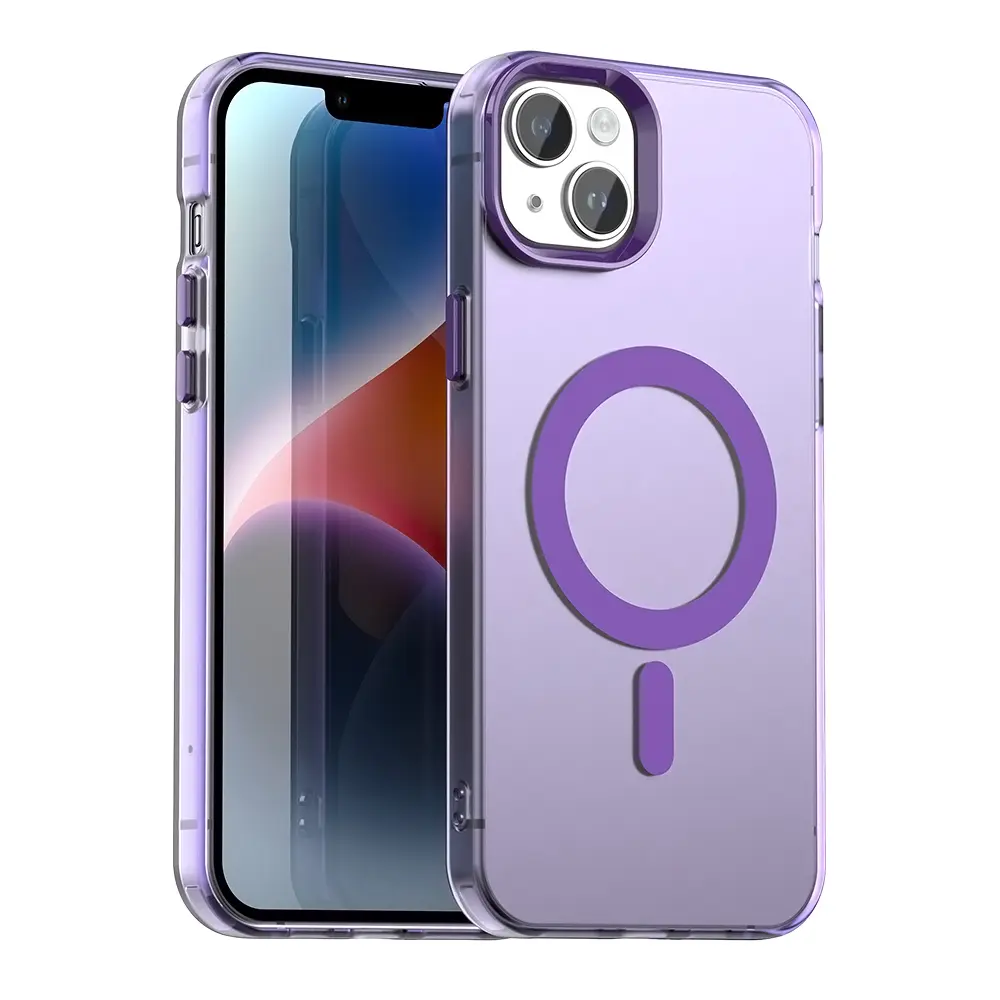 Techsuit CandyCase MagSafe, iPhone 14, fialový