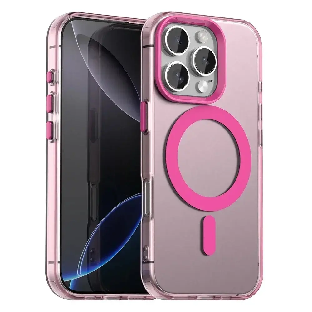 Techsuit CandyCase MagSafe pro iPhone 16 Pro růžová