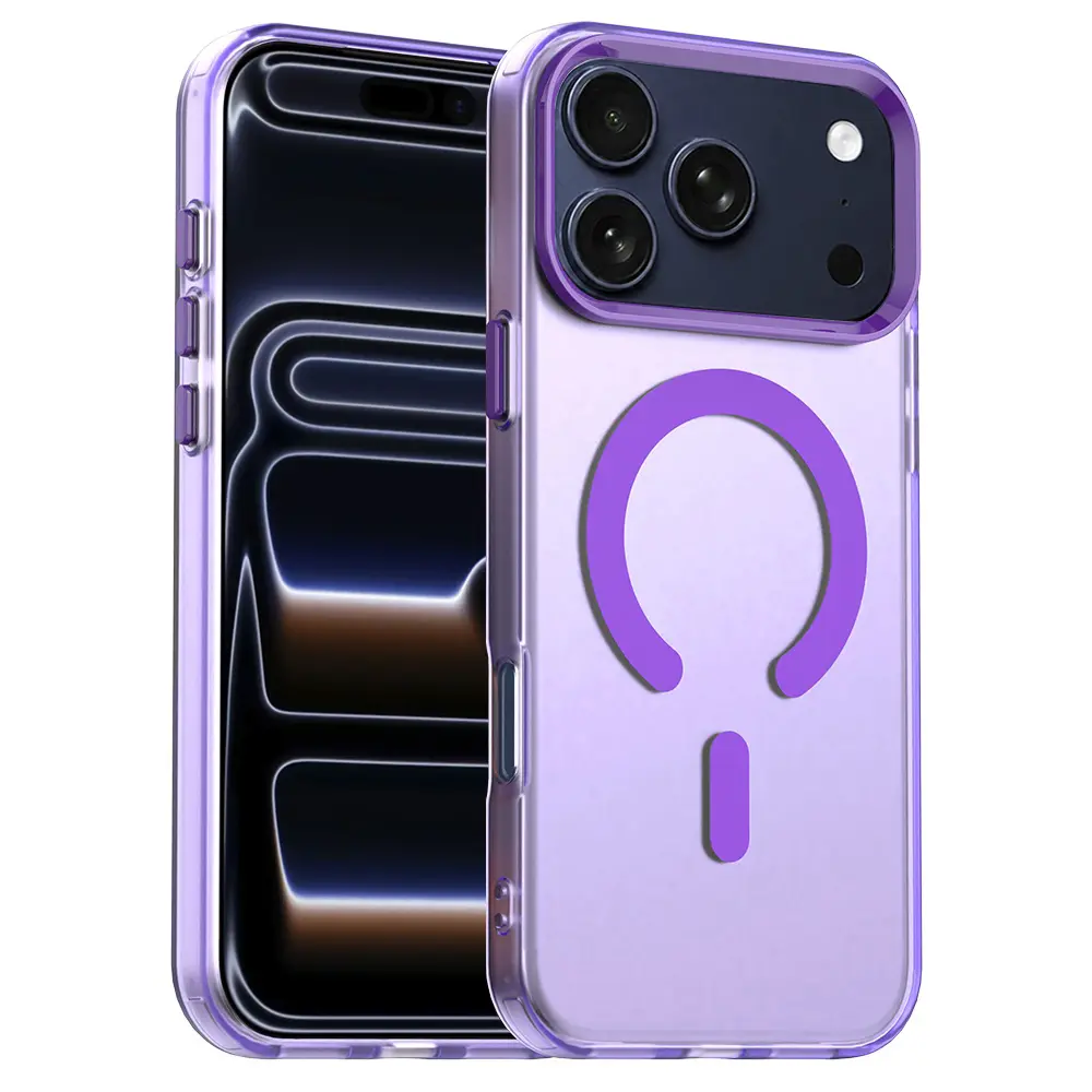 Techsuit CandyCase MagSafe pro iPhone 17 Pro fialová