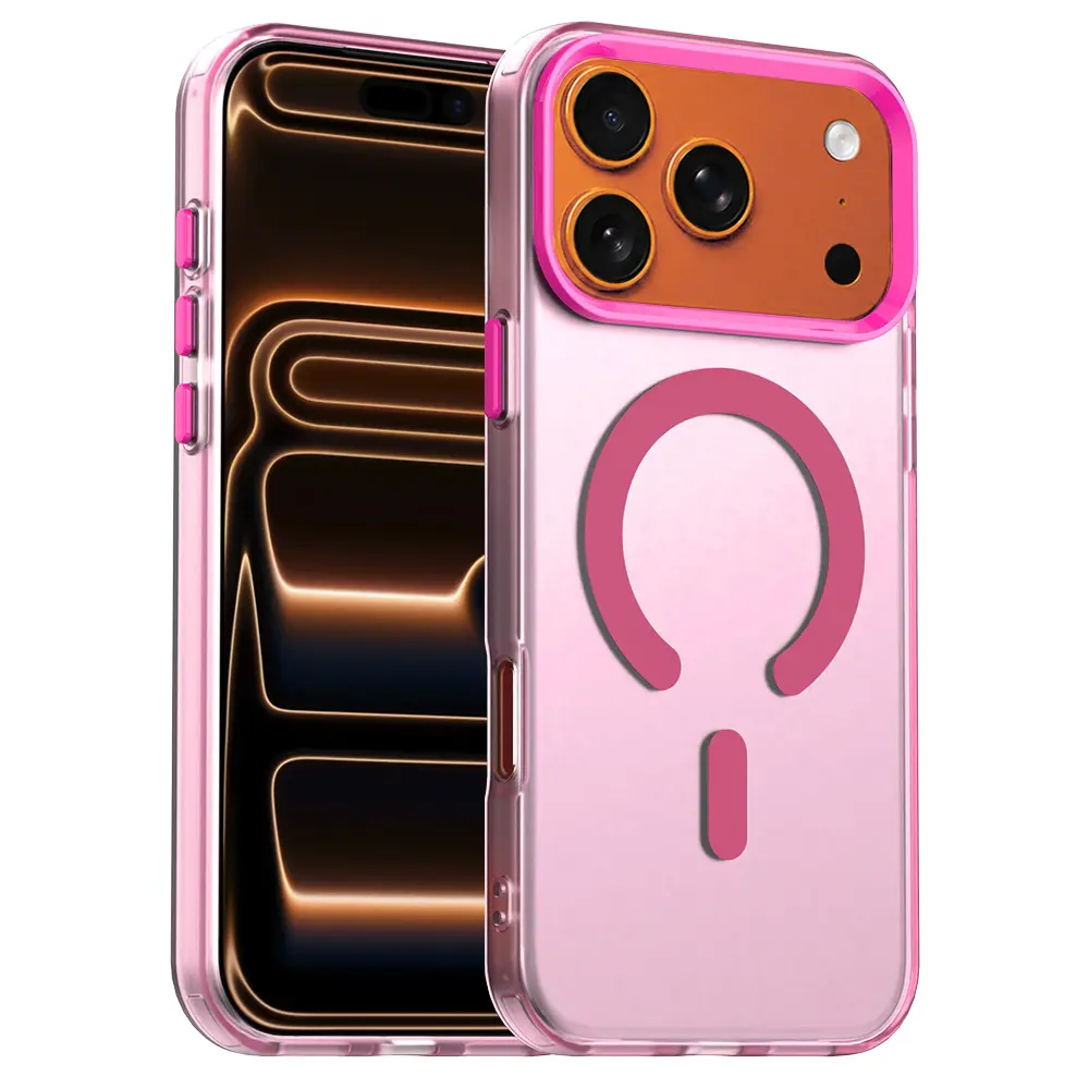 Techsuit CandyCase MagSafe pro iPhone 17 Pro Max růžová