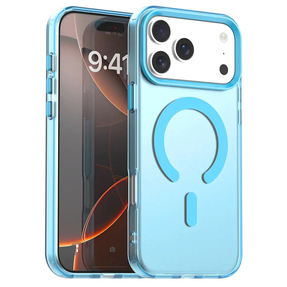 Techsuit CandyCase MagSafe pro iPhone 17 Pro Max modrá