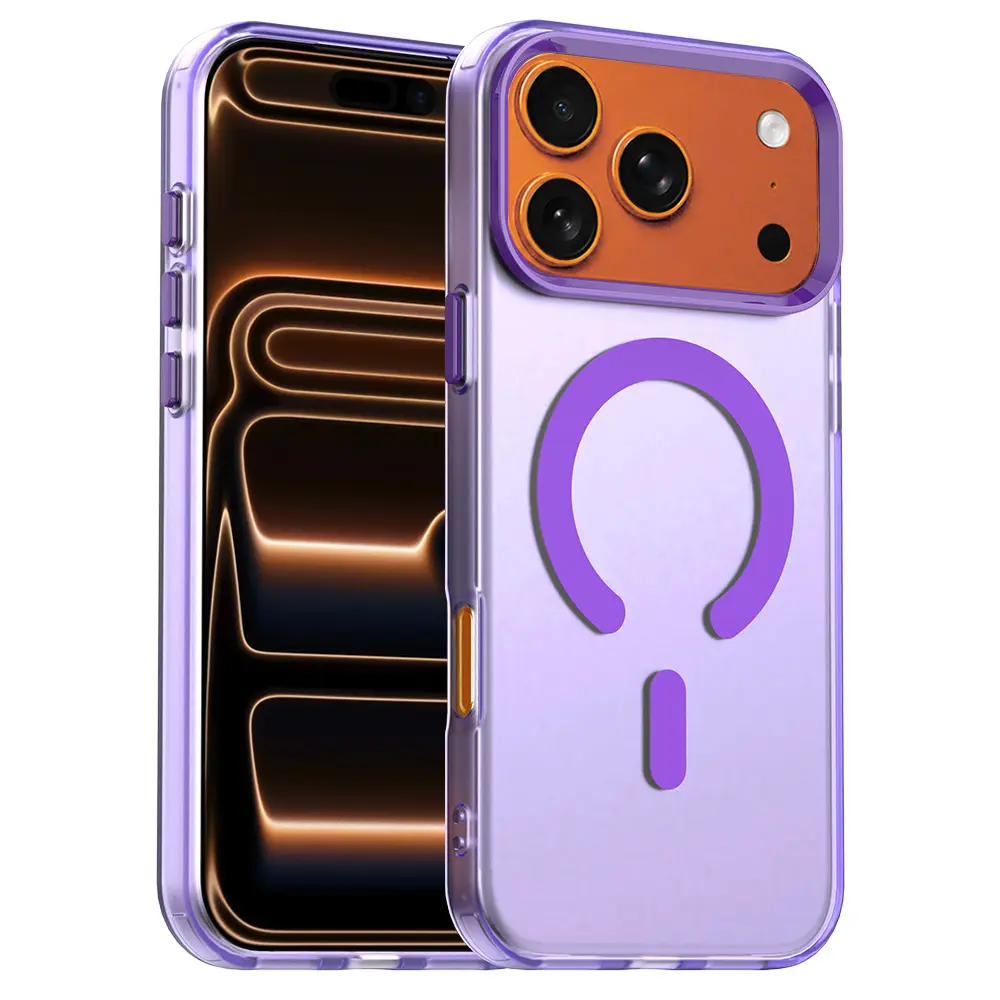 Techsuit CandyCase MagSafe pro iPhone 17 Pro Max fialová