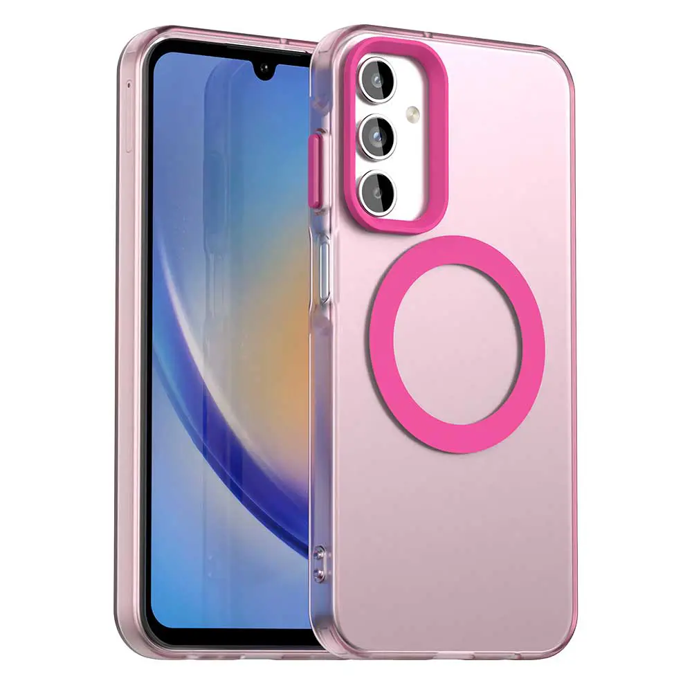 Techsuit CandyCase MagSafe pro Samsung Galaxy A15 4G A15 5G růžová