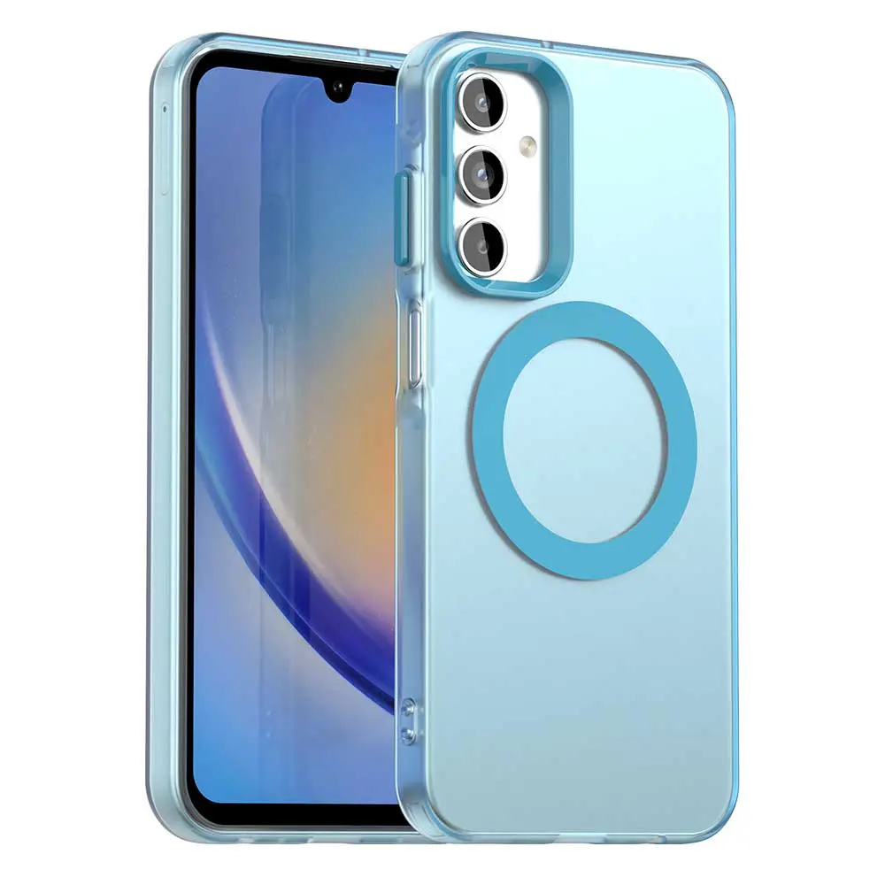 Techsuit CandyCase MagSafe pro Samsung Galaxy A15 4G / A15 5G modrá