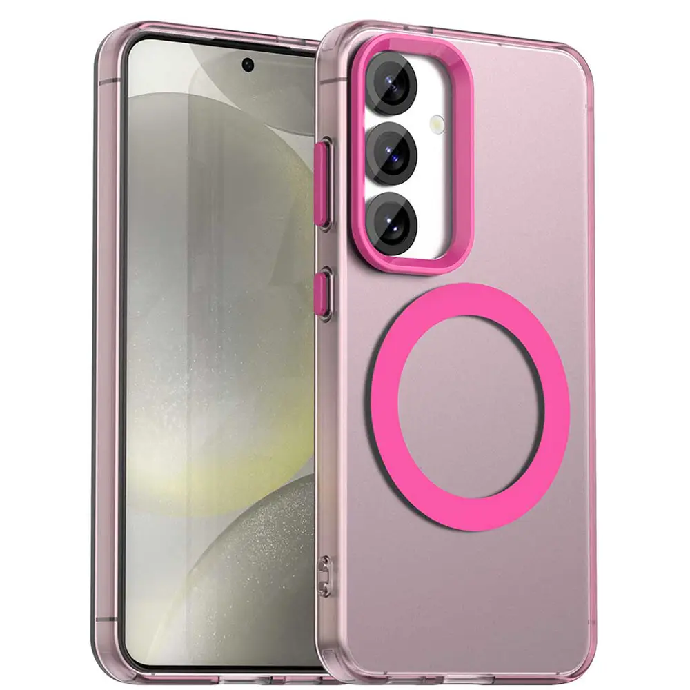 Techsuit CandyCase MagSafe pro Samsung Galaxy S24 FE růžová