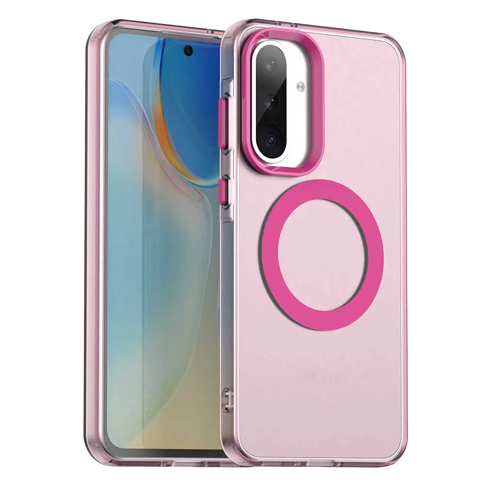 Techsuit CandyCase MagSafe pro Samsung Galaxy A56 5G růžová