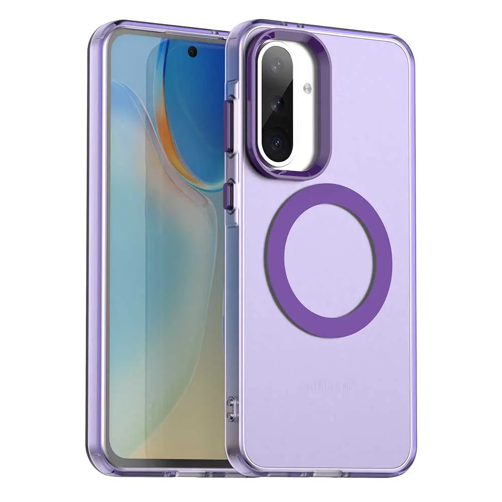 Techsuit CandyCase MagSafe pro Samsung Galaxy A56 5G fialová