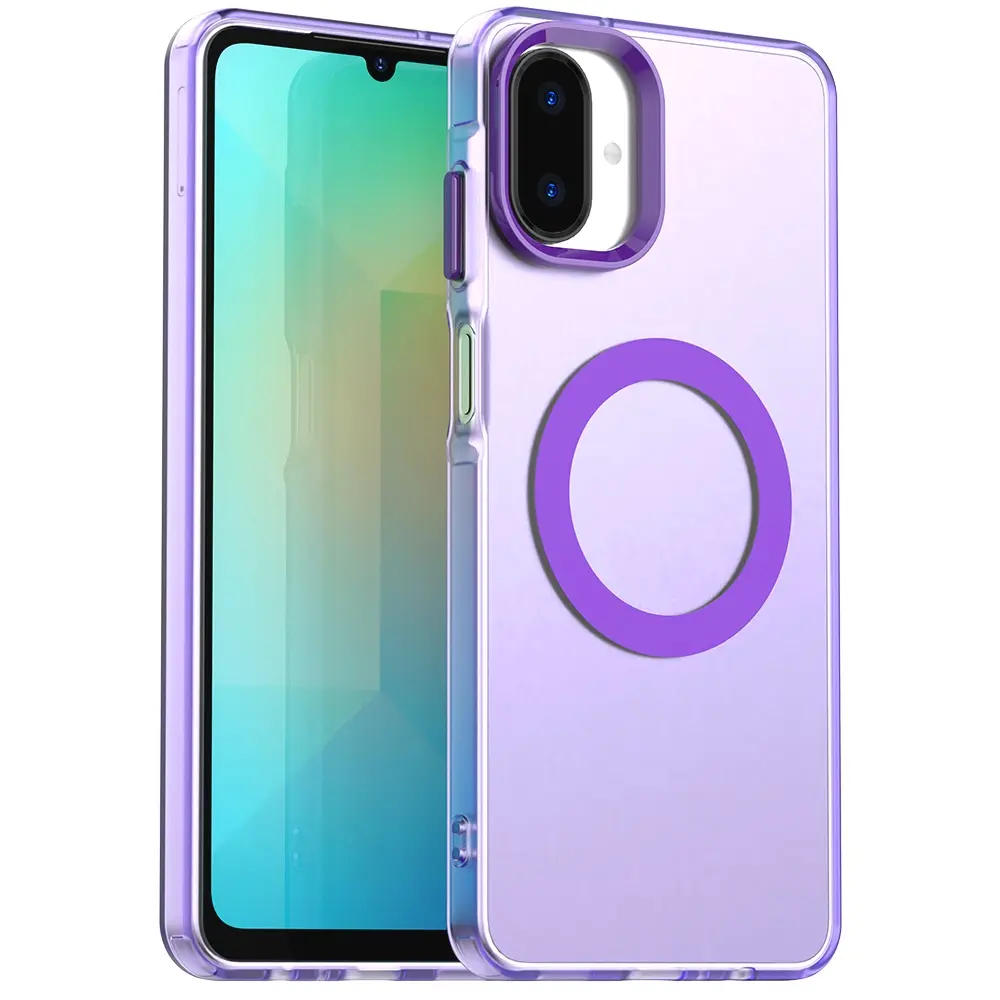 Techsuit CandyCase MagSafe pro Samsung Galaxy A07 4G fialová