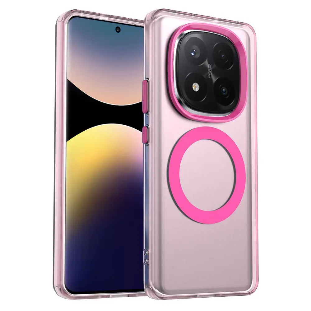 Techsuit CandyCase MagSafe pro Xiaomi Redmi Note 14 Pro+ 5G růžová