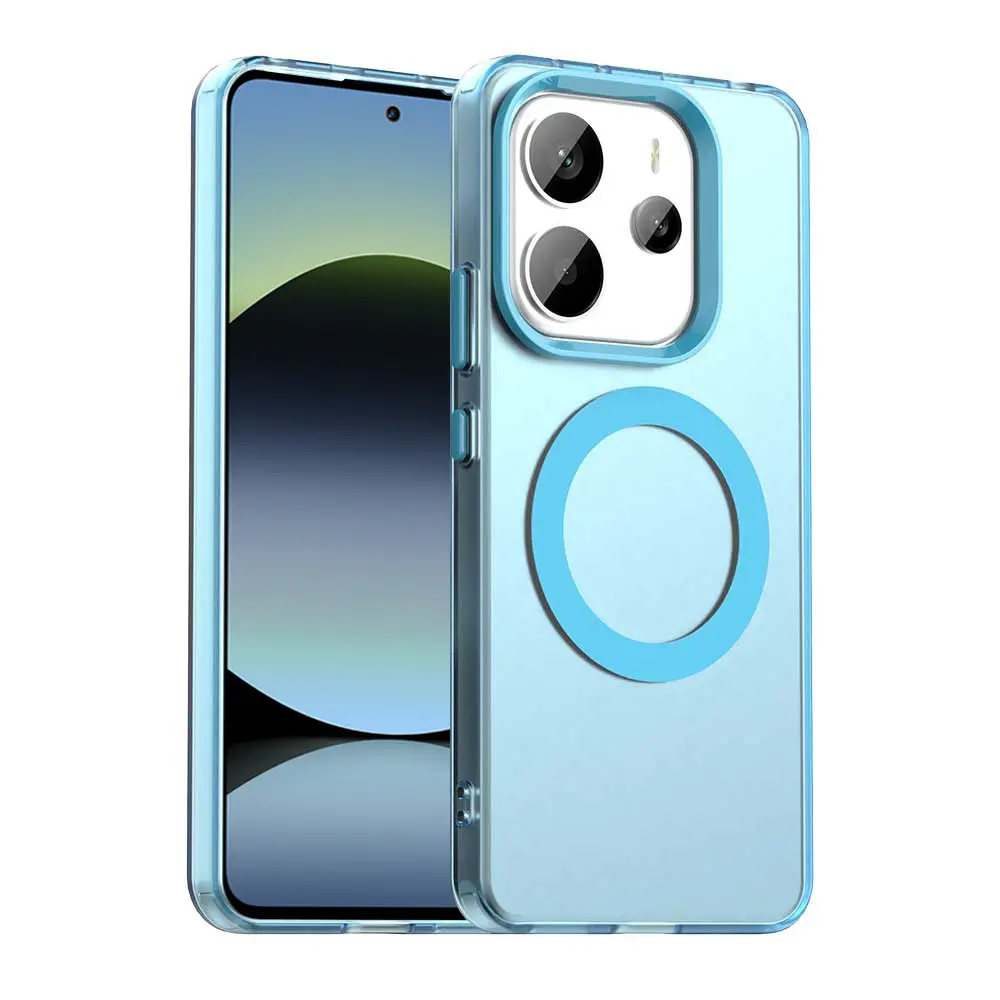 Techsuit CandyCase MagSafe pro Xiaomi Redmi Note 14 5G modrá