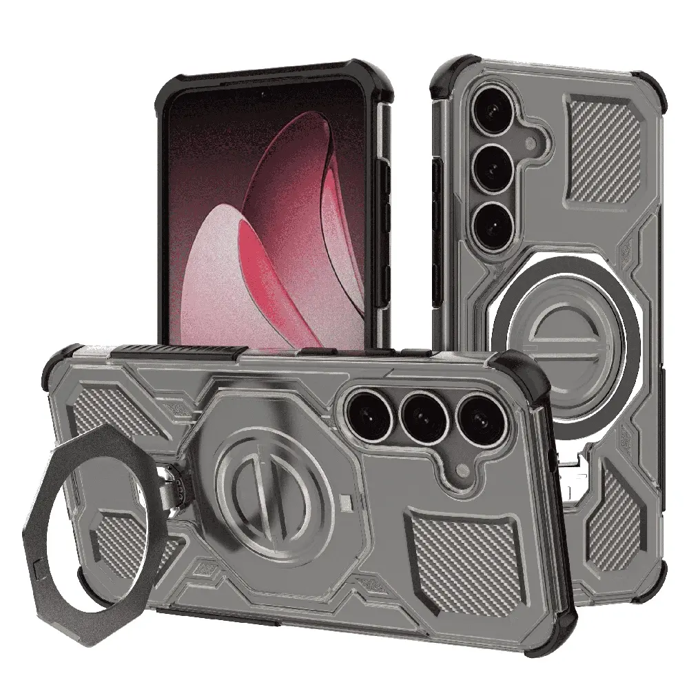 Techsuit Carbon Shield PRO pro Samsung Galaxy S25 Plus kouřově černá