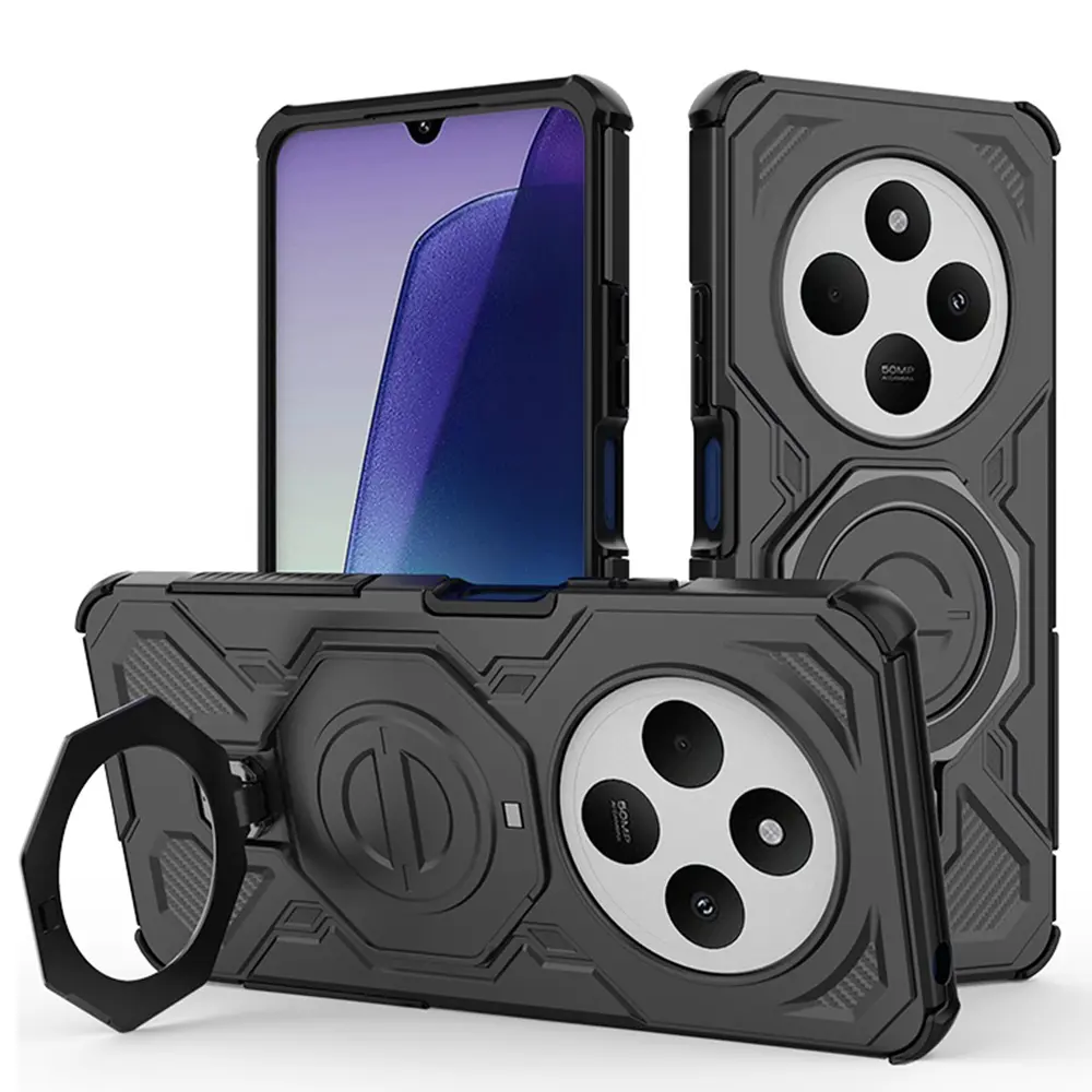 Techsuit Carbon Shield PRO pro Xiaomi Redmi 14C Poco C75 černá