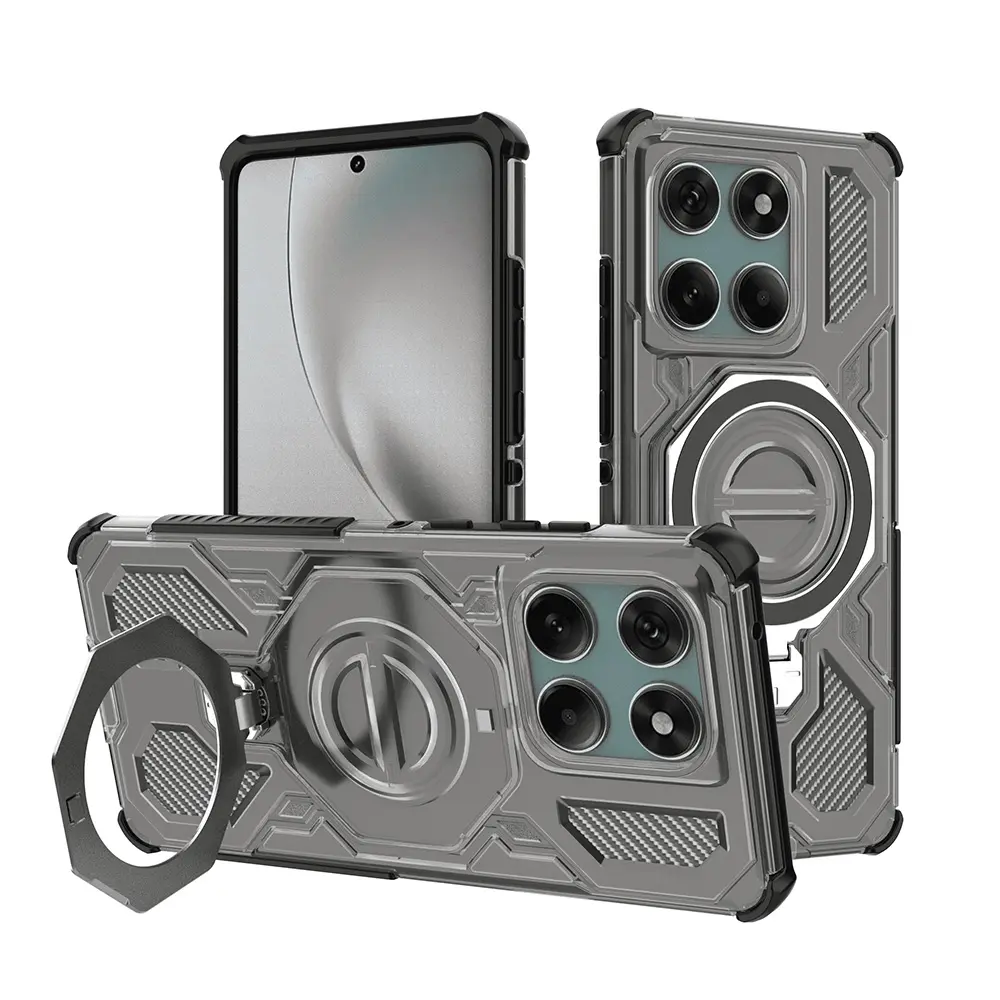 Ochranný kryt Techsuit Carbon Shield PRO pro Motorola Edge 60 Edge 60 Fusion černý kouřový