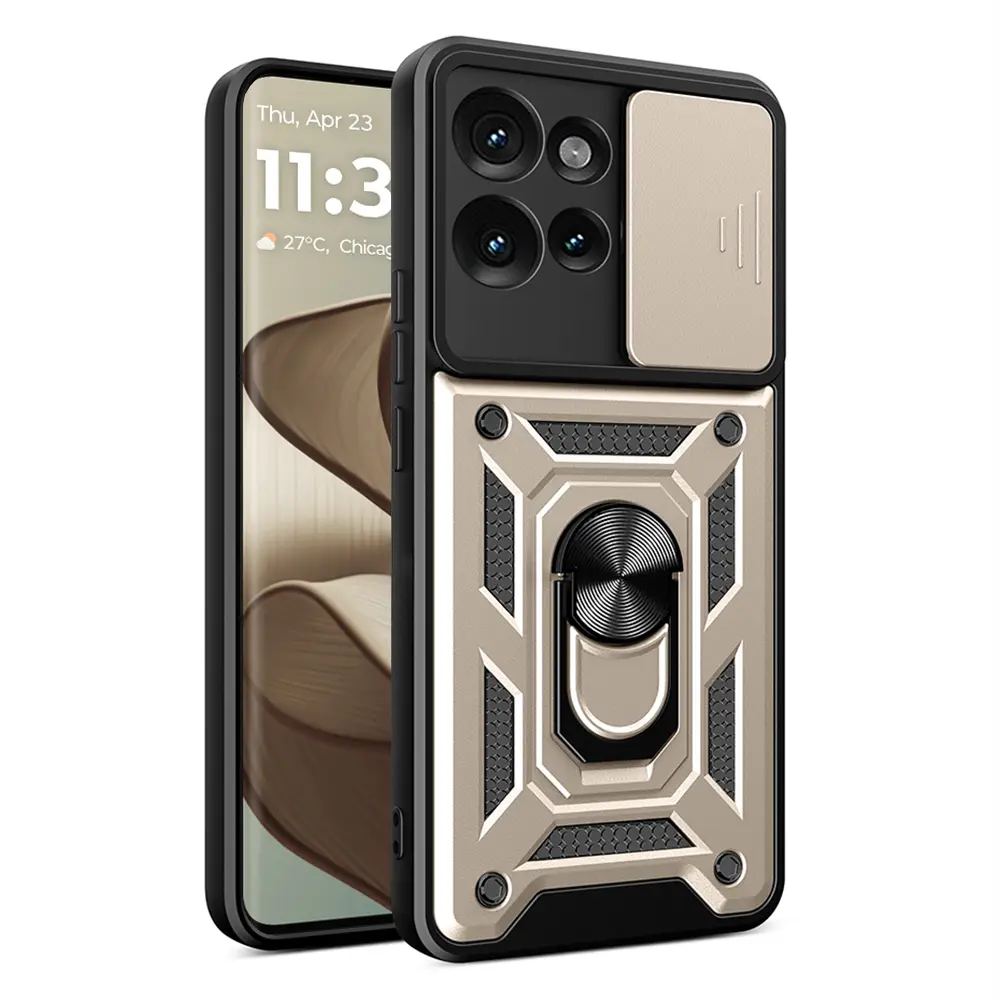 Techsuit CamShield Series pouzdro pro Motorola Edge 50 Fusion zlaté