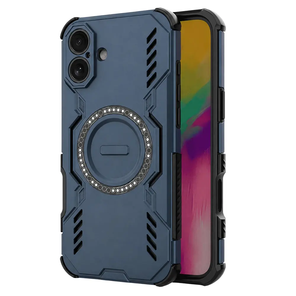 Pouzdro Techsuit ArmorMag pro iPhone 16 Plus modré