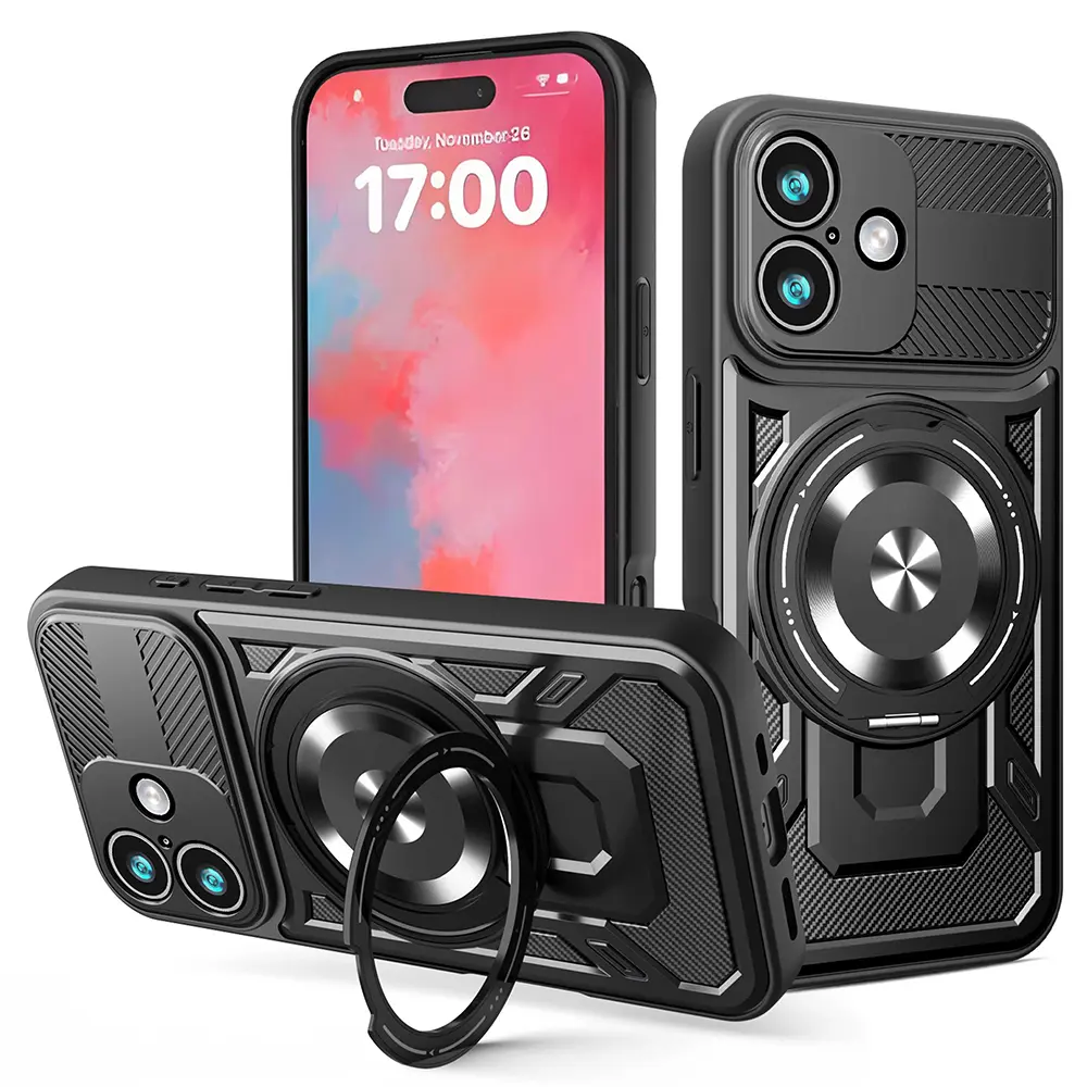 Techsuit RuggedCam pro iPhone 17 černá