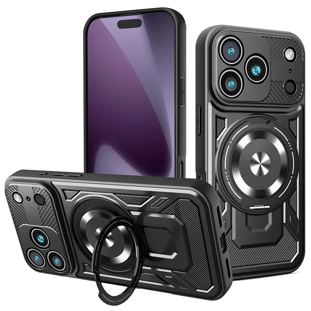 Techsuit RuggedCam pro iPhone 17 Pro černá