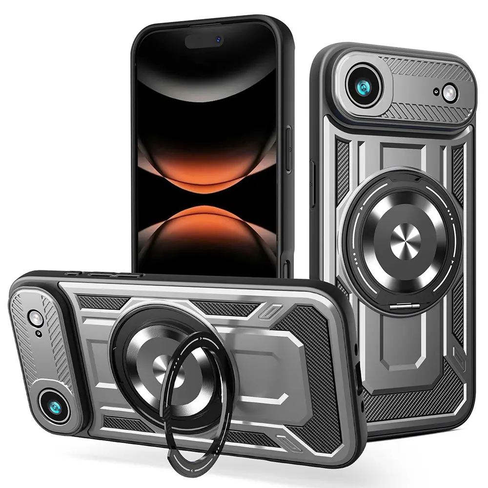 Techsuit RuggedCam pro iPhone 17 Air šedý