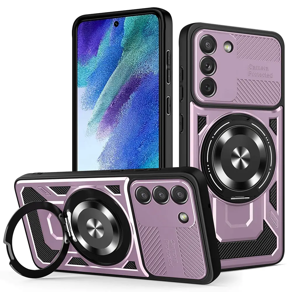 Techsuit - RuggedCam kryt pro Samsung Galaxy S21 FE 5G - fialový