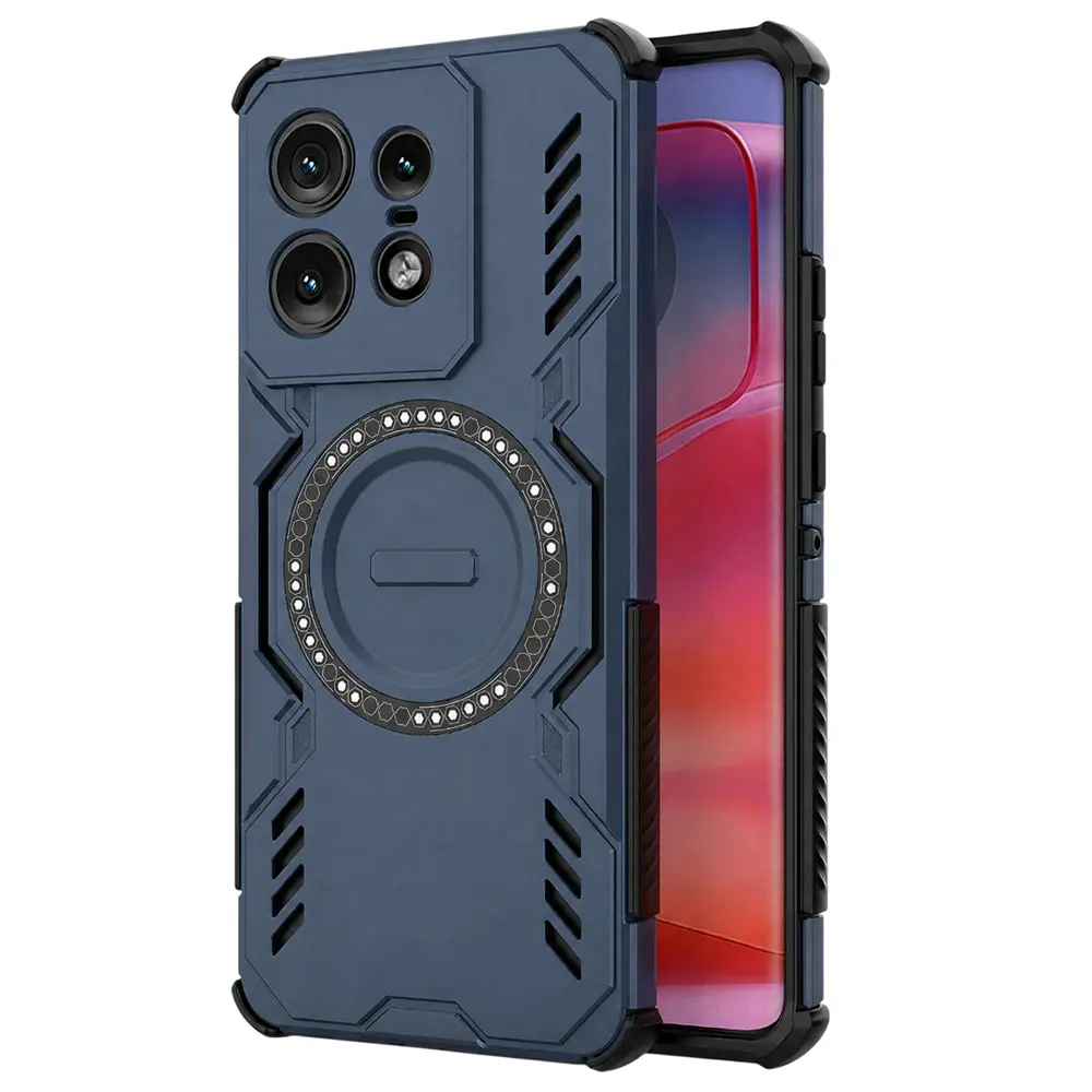 Pouzdro Techsuit ArmorMag pro Motorola Edge 50 Pro modré