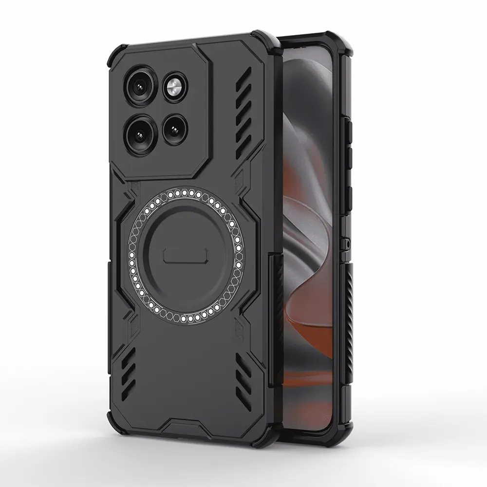 Pouzdro Techsuit ArmorMag pro Motorola Edge 50 Neo Edge 60 Neo ThinkPhone 25 černé