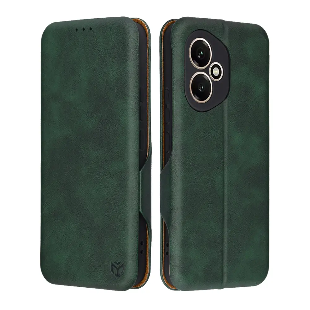 Techsuit – Safe Wallet Plus knížkové pouzdro na Honor 400 – zelené