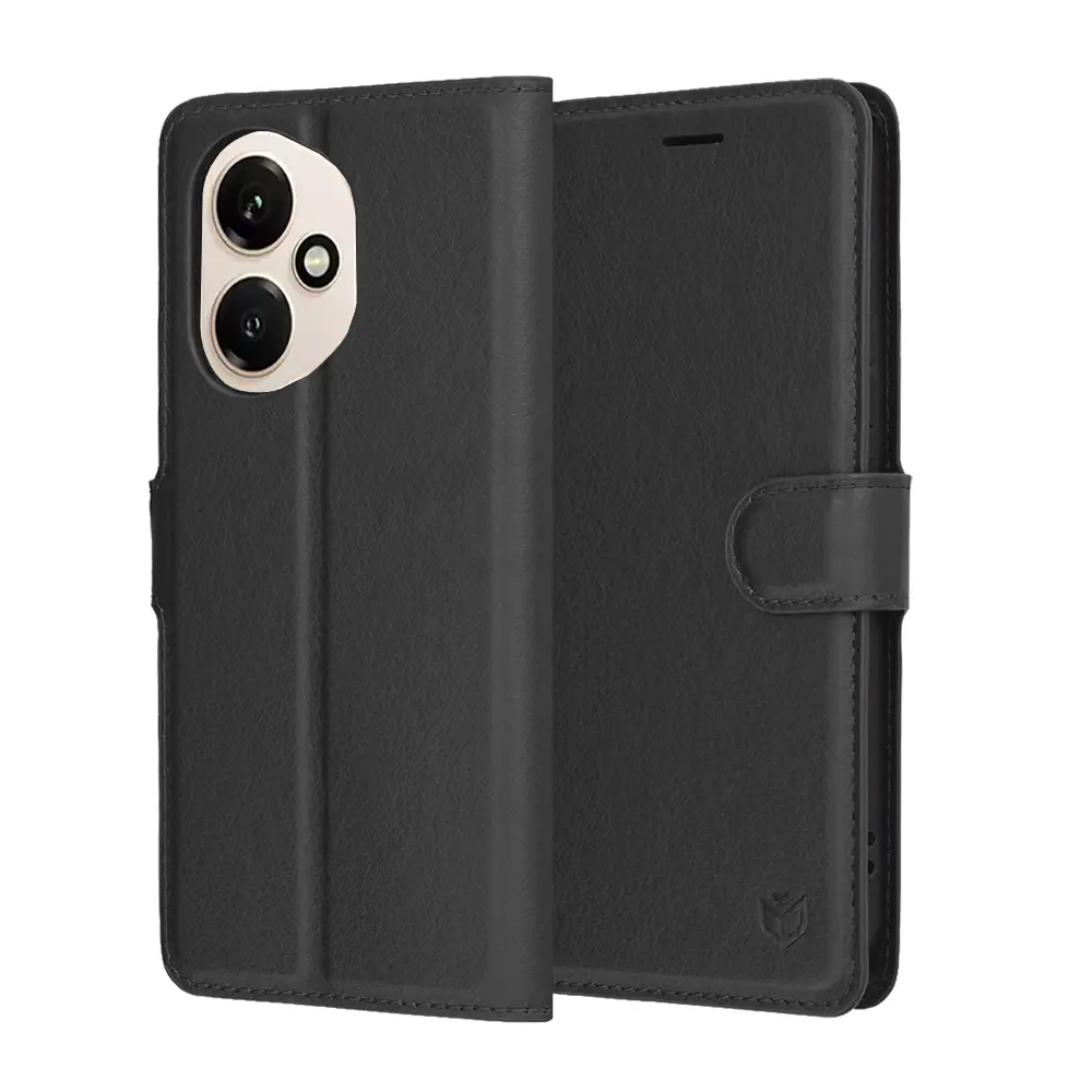 Kožené pouzdro Techsuit Honor 400 černé