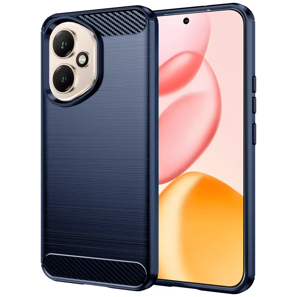 Techsuit - Carbon Silicone kryt pro Honor 400 - modrý