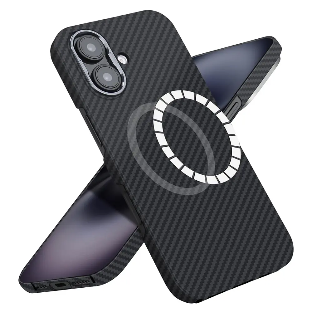 Techsuit Aramid Fiber MagSafe pro iPhone 16 černý