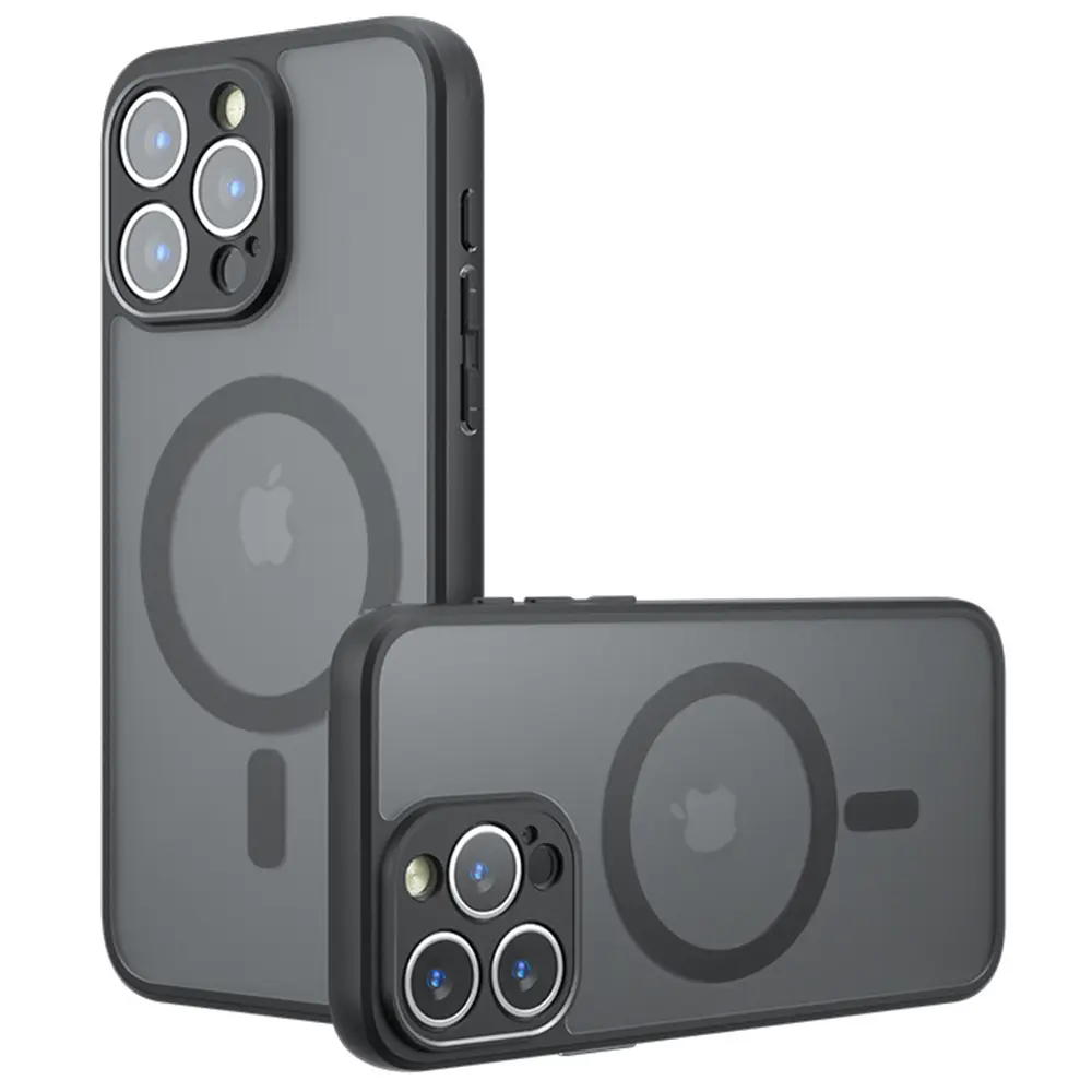 Techsuit PureFrost MagSafe iPhone 15 Pro matná černá