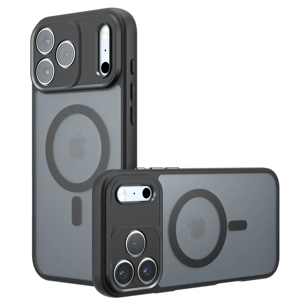 Techsuit PureFrost MagSafe, iPhone 17 Pro, frosted black