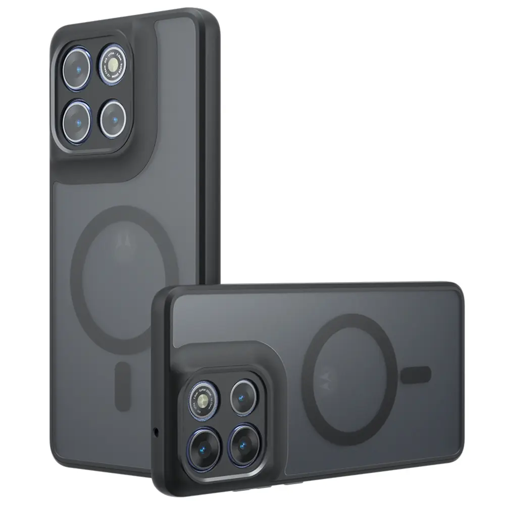 Techsuit PureFrost MagSafe pro Motorola Moto G86 G86 Power Černá Frosted