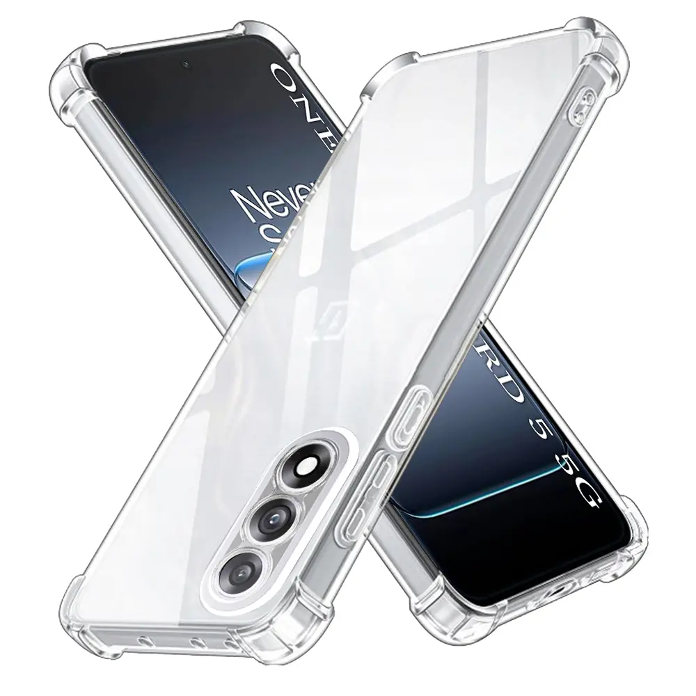 Techsuit Shockproof průhledný silikonový obal OnePlus Nord 5 průhledný