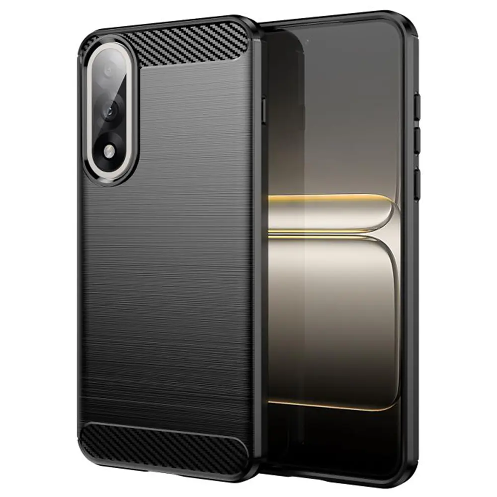 Pouzdro Techsuit Carbon Silicone pro OnePlus Nord 5 černé