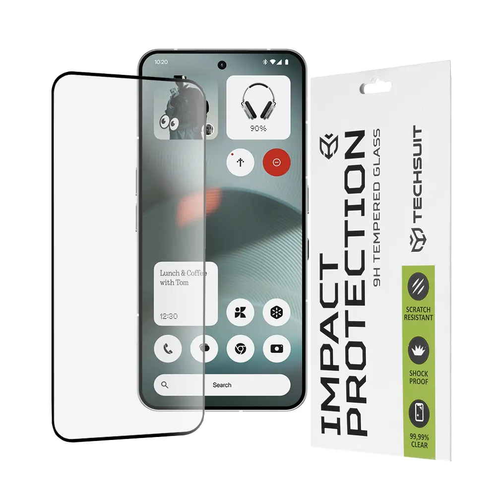 Ochranné sklo Techsuit 111D pro Nothing Phone 3 černé
