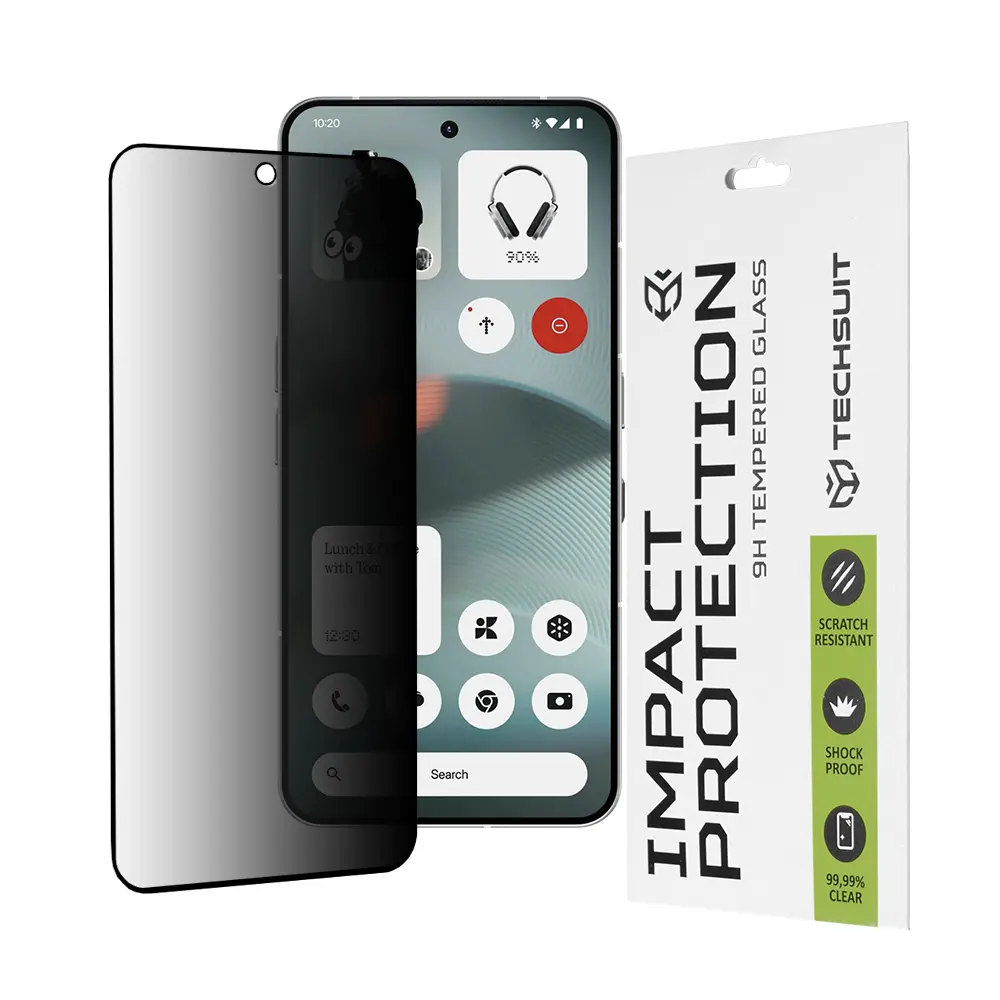 Ochranné sklo Techsuit 111D Privacy Full Glue pro Nothing Phone 3 černé