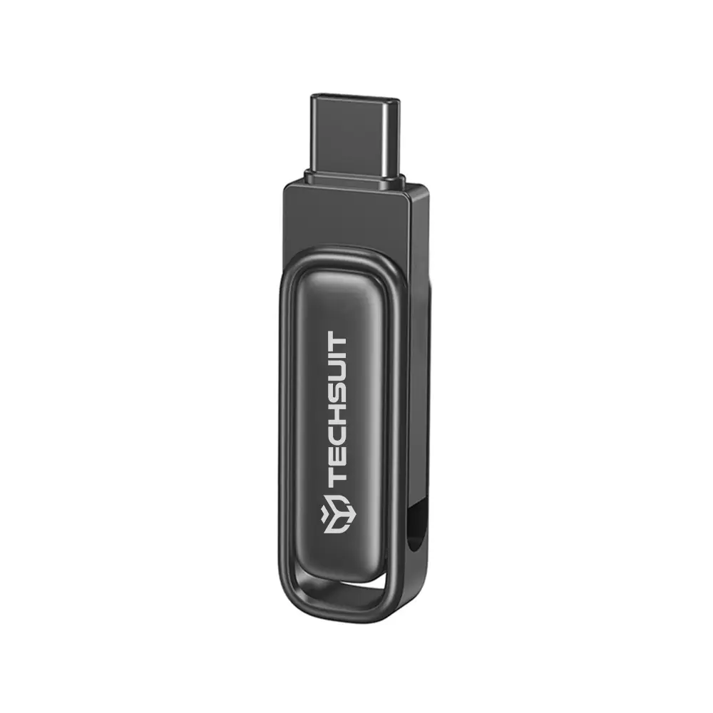 Techsuit Memory Stick THSM34 Dual-Interface USB 3.2 Type-C FlashDrive 128GB 25M/s 100M/s v barvě tarnish