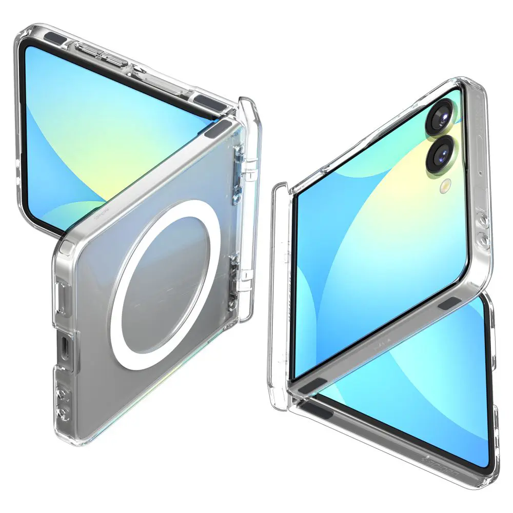 Spigen Ultra Hybrid Pro MagSafe Samsung Galaxy Z Flip7 Průhledný