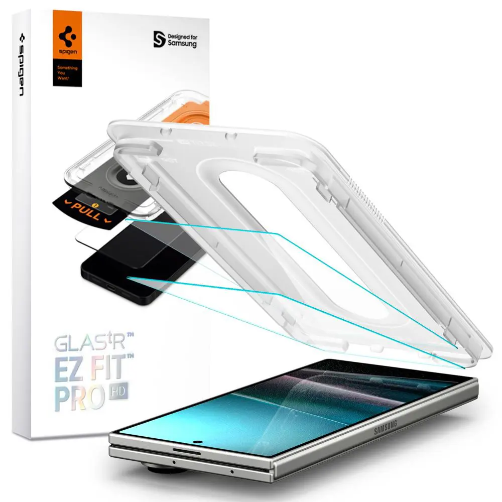 Spigen Glas.TR EZ Fit Pro s aplikátorem, 2 kusy, Tvrzené sklo, Samsung Galaxy Z Fold 7 / 8 Ultra