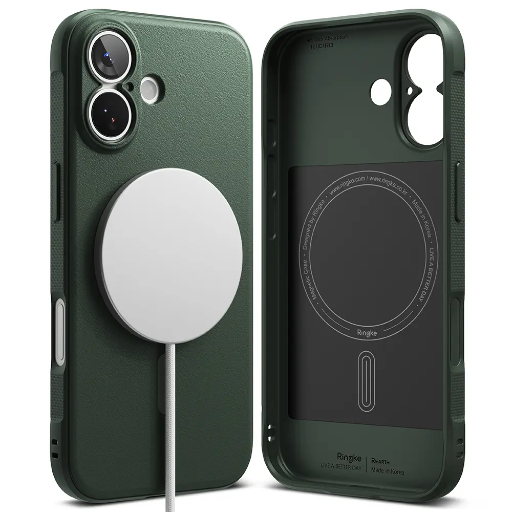Ringke Onyx MagSafe pro iPhone 17 tmavě zelený