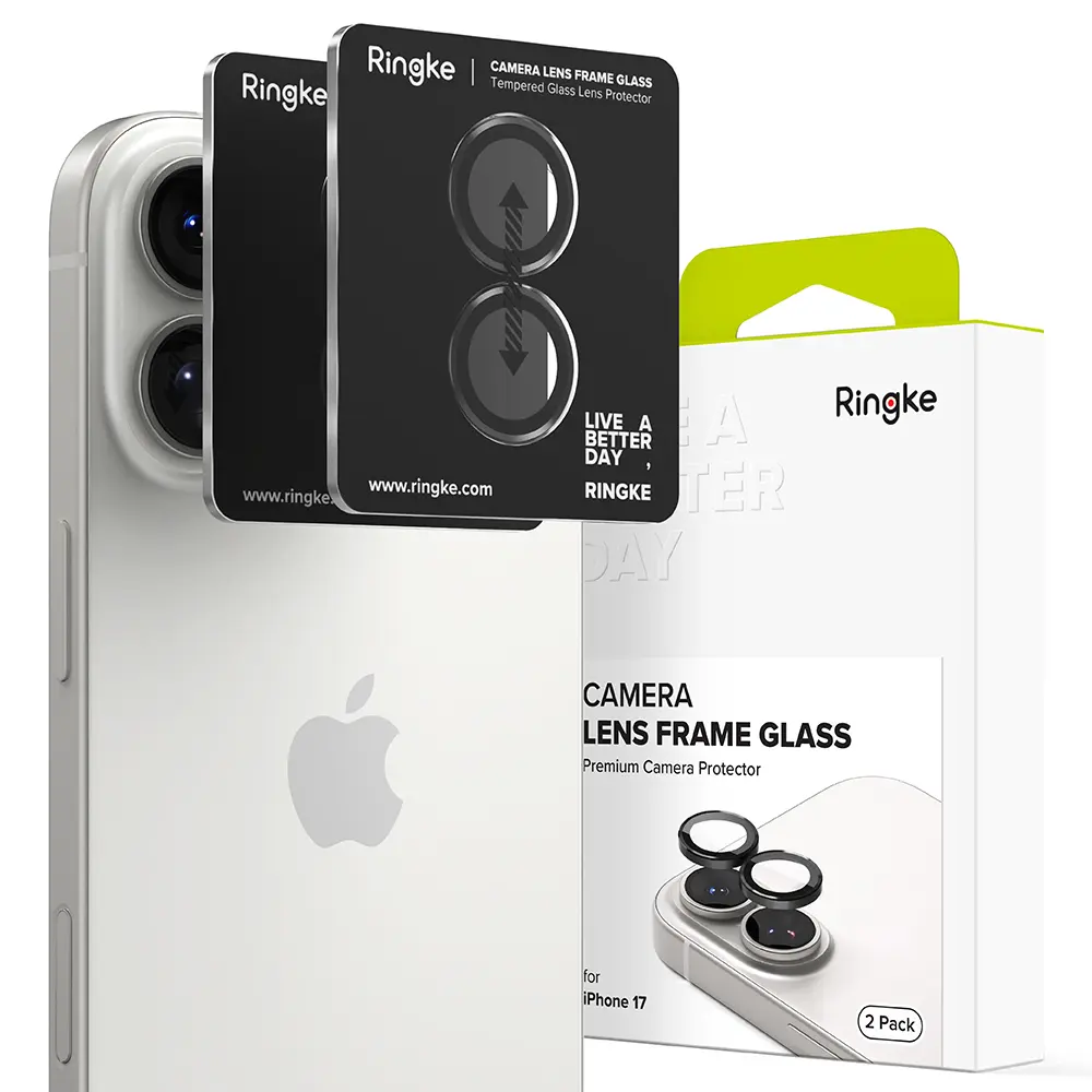 Ringke ochranné sklo na čočku fotoaparátu iPhone 17 černé