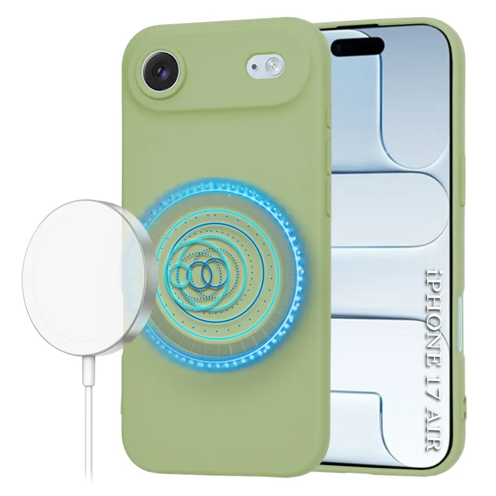 Techsuit SoftFlex MagSafe pouzdro iPhone 17 Air matcha