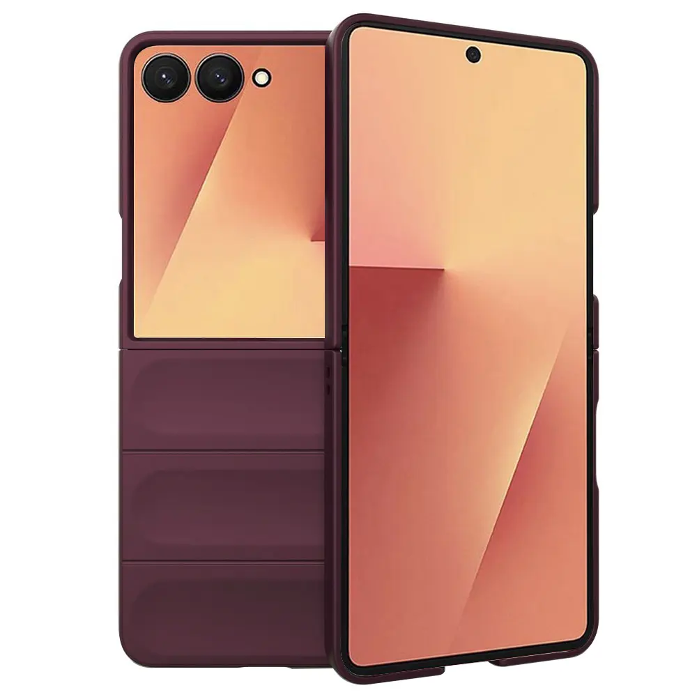 Techsuit Magic Shield pro Samsung Galaxy Z Flip7 v barvě bordeaux